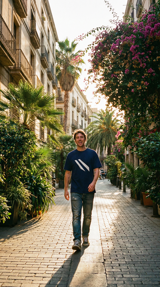 TONGUE OUT “GO ALL OUT” Sneaker Tee