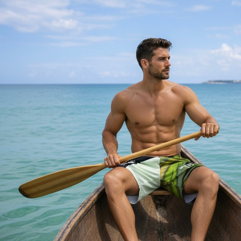 TONGUE OUT “GET WET” Boardshort Trunks