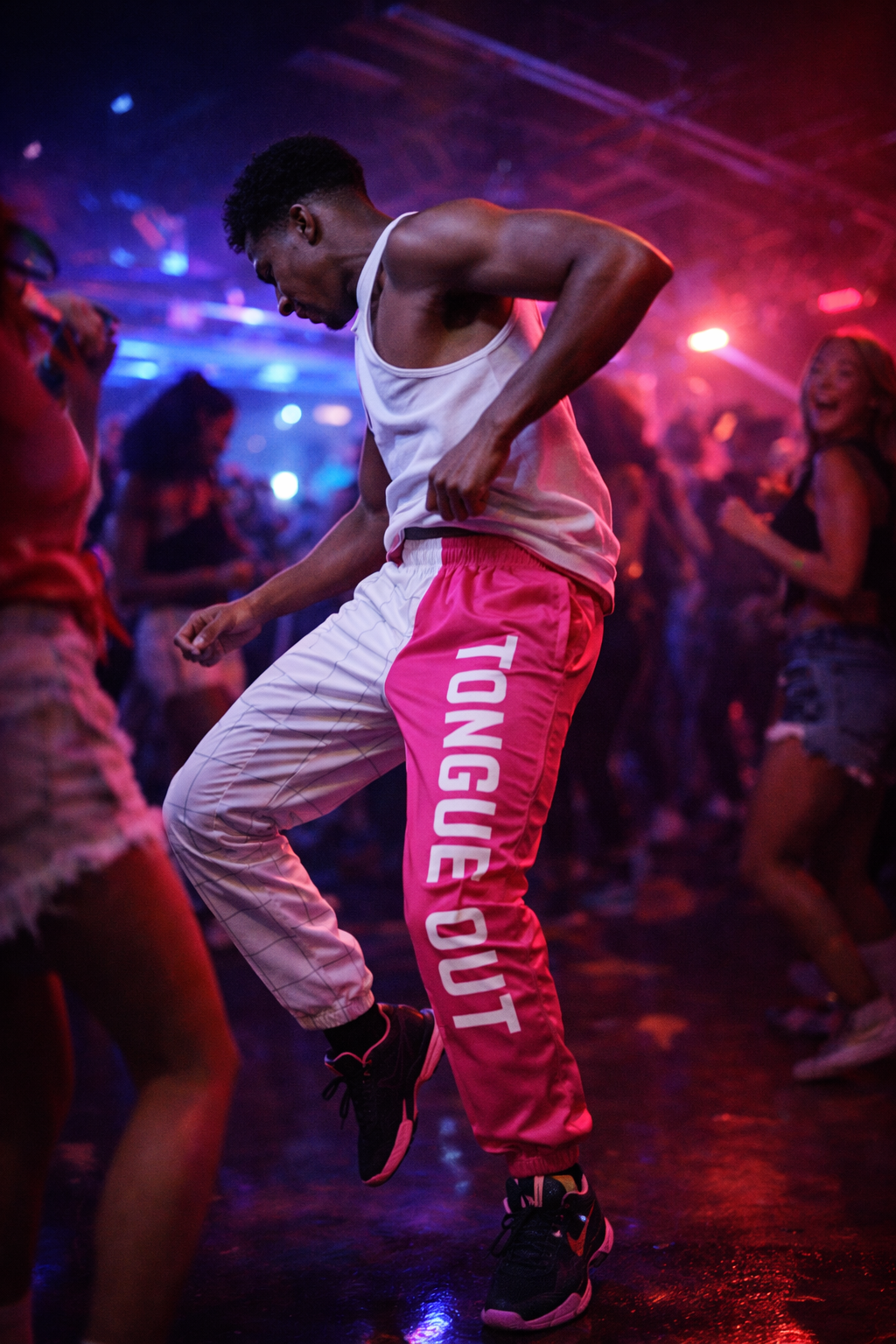 TONGUE OUT “POPSICLE” Track Pants
