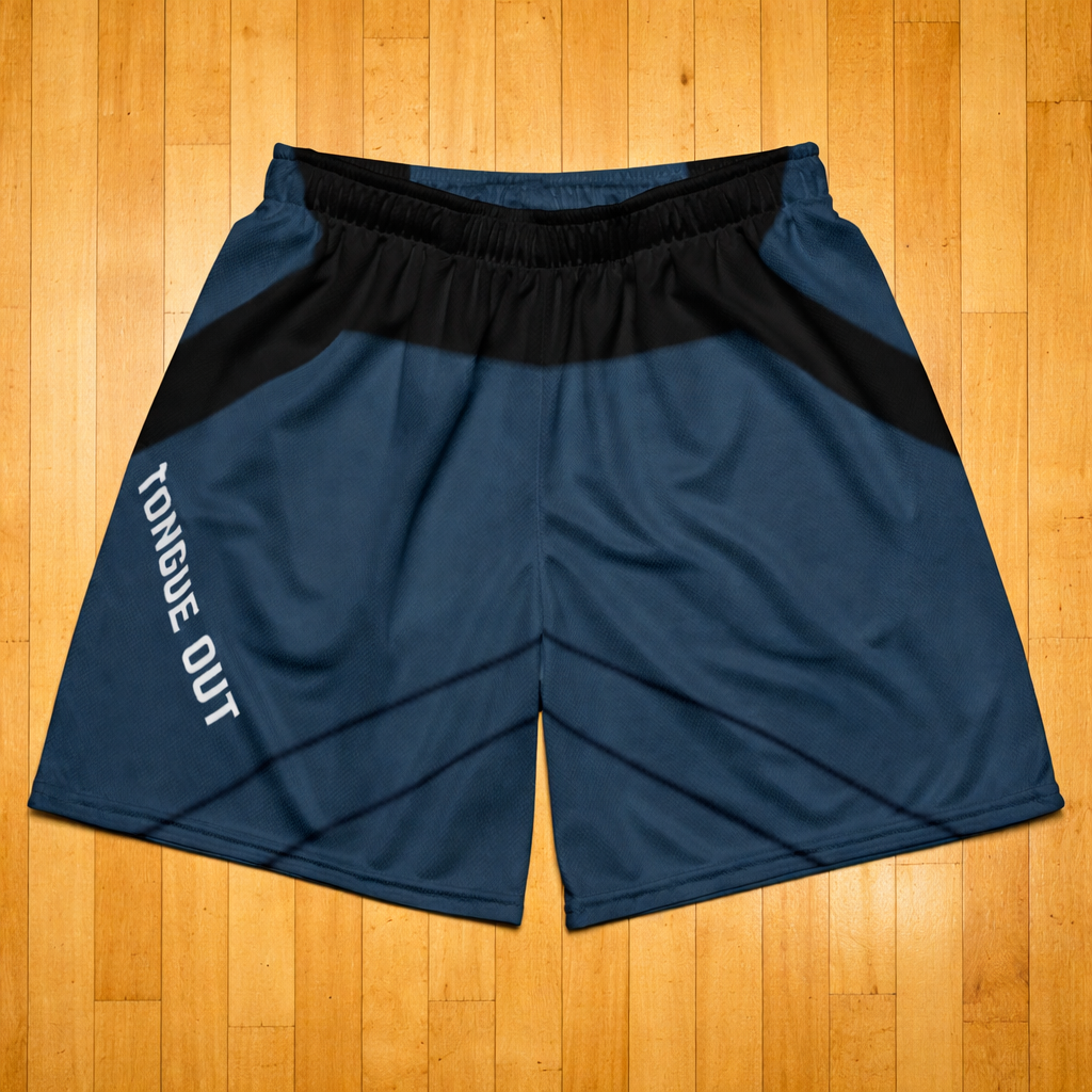 TONGUE OUT “GLORY MOMENTS” Mesh Athletic Shorts